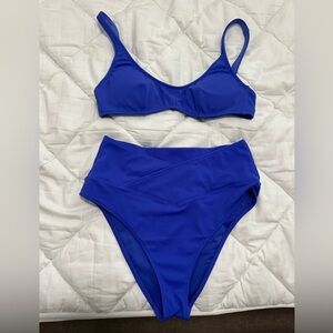 Fabletics High Waist Crossover Bikini NWOT SIZE S